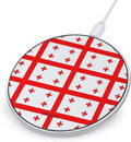 Georgia Flag Fast Portable Charger 10W Funny Graphic Phone Charging Pad with USB Cable