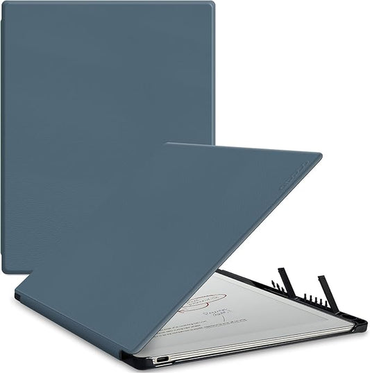 Case for Remarkable Paper Pro Tablet 11.8 (Released in 2024) Hard Back Shell Protective Book Folio Cover with Built-in Pen Holder with Auto Sleep/Wake Function.
