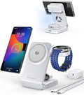 Wireless Charger for Samsung – 25W Magnetic Qi2 Charger with Active Cooling &amp 45W Adapter 3 in 1 Foldable Charging Station for Samsung Galaxy S26 Ultra Galaxy Watch 8 &amp Buds4 for Android De