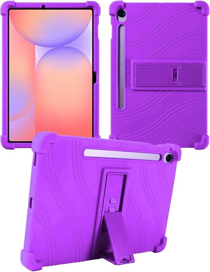 Case for Samsung Galaxy Tab S10 FE Plus/S10 FE+5G 13.1-Inch - Protective Cover with S Pen Holder &amp Multi-Angle Viewing Stand (Purple)