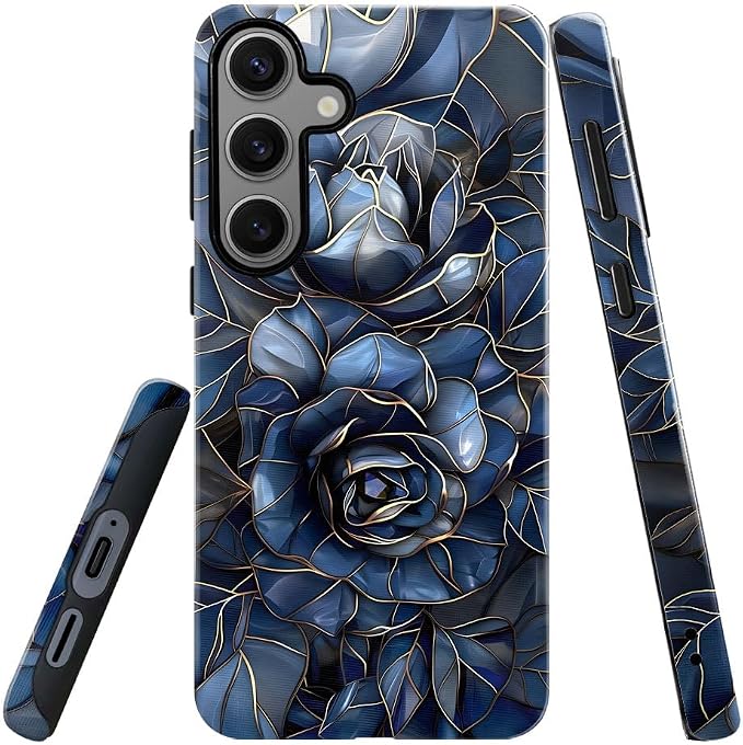 Rose Floral Stained Glass
