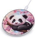 Panda Cherryflowers Wireless Charger Anti-Slip Wireless Charging Pad Slim Charger Mat for Men Women