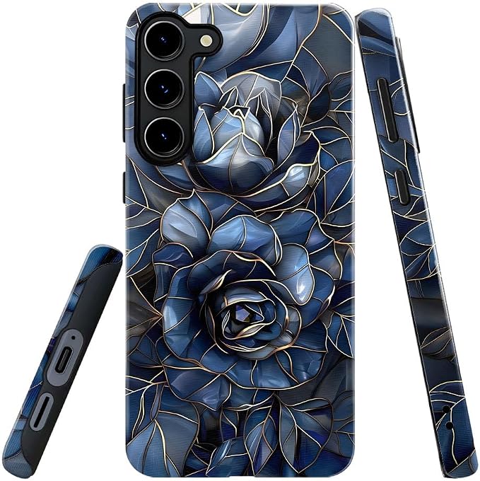 Rose Floral Stained Glass