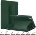 Fintie Magnetic Stand Case for iPad Pro 13-inch (M5) 2025 / (M4) 2024 - Multiple Angles Shockproof Rugged Soft TPU Cover with Pencil Holder Auto Sleep/Wake Green