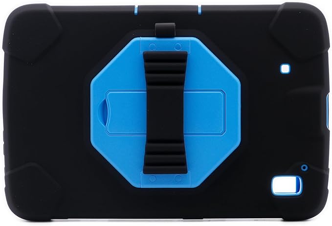 Protective Case for Zebra ET40 ET45 10 Inch Tablet Only Military Grade Shockproof Rugged Cover with Hand Strap &amp Stand SG-ET4X-10EXOSKL1-01 Compatible with Zebra Accessories (Blue)