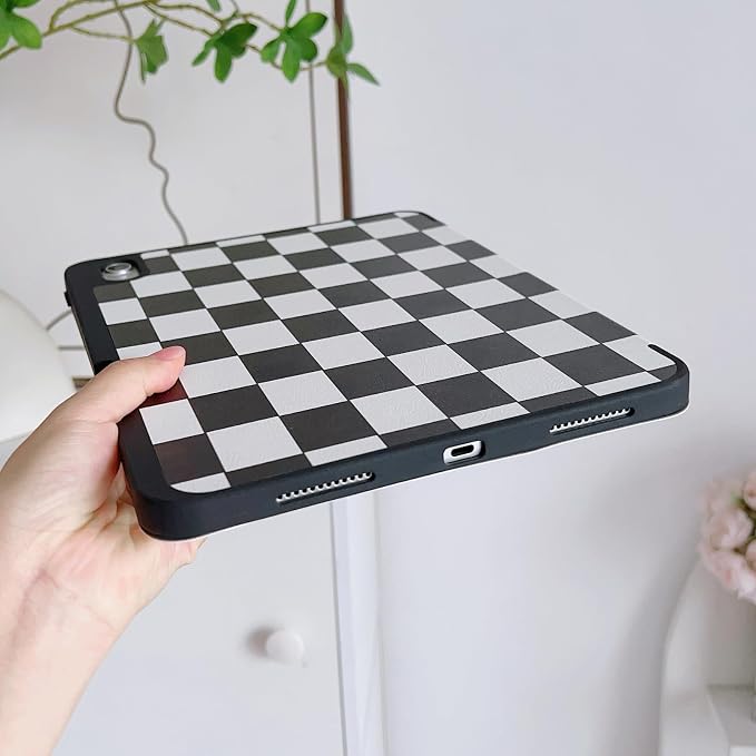 Black and white checkered