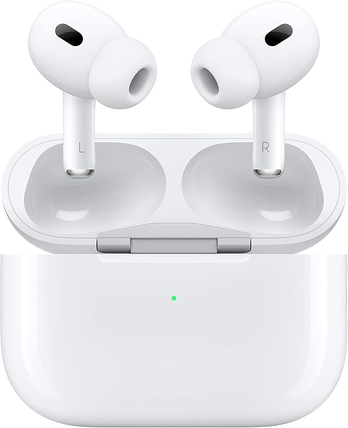 Apple AirPods Pro (2nd generation) with MagSafe Charging Case (USB-C) (Renewed)