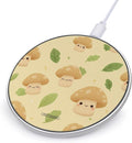 Mushroom Leaves Fast Portable Charger 10W Funny Graphic Phone Charging Pad with USB Cable
