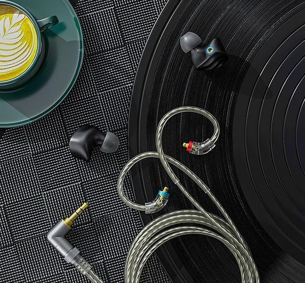 FIIO FH3 HiFi Earphones 3 Drivers (1 Dynamic + 2 Knowles BA) in-Ear Earphones High Resolution Bass Sound High Fidelity for Smartphone/PC/Tablet