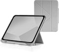 STM Goods OPP iPad (A16 2025/A16/10th Gen) Protective Case with Innovative Origami Magnetic Cover Slim Integrated Apple Pencil Holder - Perfect for Travel Teens Streamers and Professionals - Gray