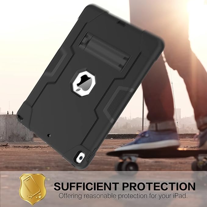 BENTOBEN for iPad Air 3 2019 Case iPad Pro 10.5 2017 Case 3 Layers Heavy Duty Rugged Shockproof Kickstand Sturdy Protective Tablet Cover for iPad Air 3rd Generation/iPad Pro 10.5 2017 Black