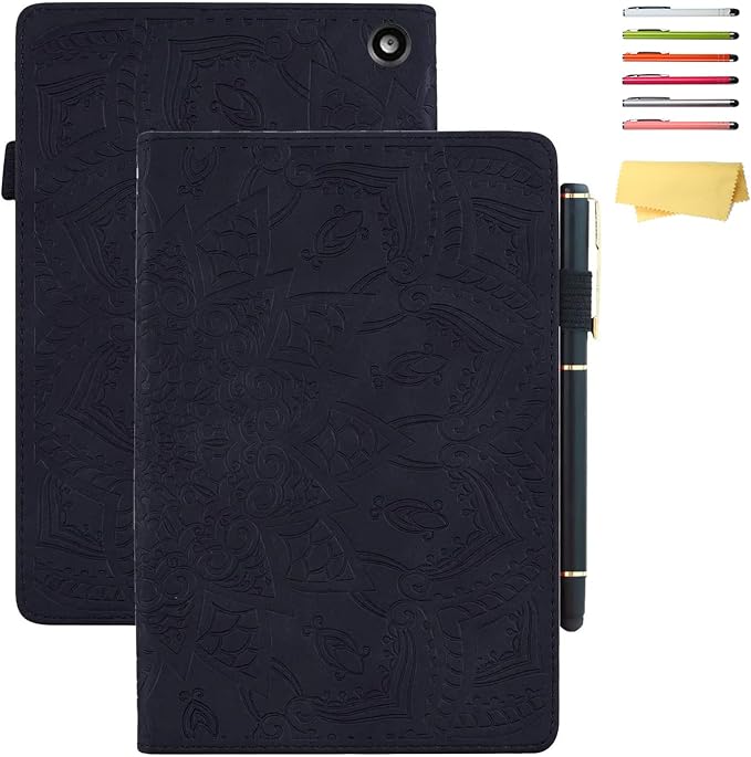 03# Black Paisley Flower