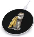 Otter Holding Towel Fast Portable Charger 10W Funny Graphic Phone Charging Pad with USB Cable