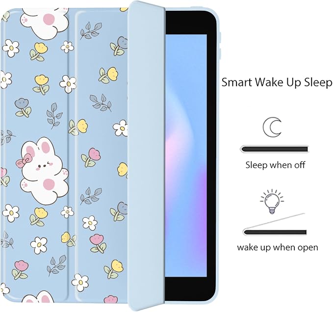 Flower Bunny D/Blue