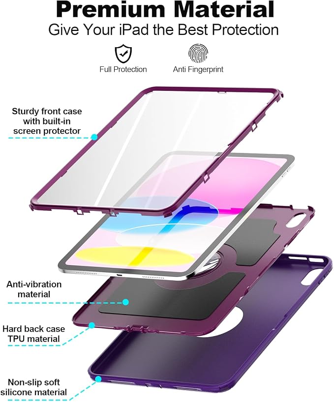 Purple/Hot pink