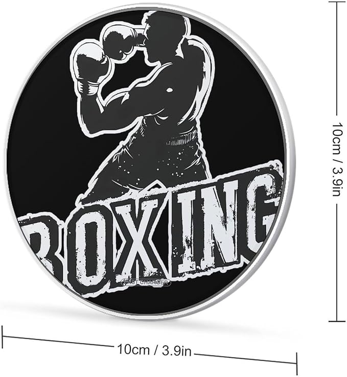 Boxing Boxer Phone Charger Magnetic Charging Pad Anti-Slip with USB Cable