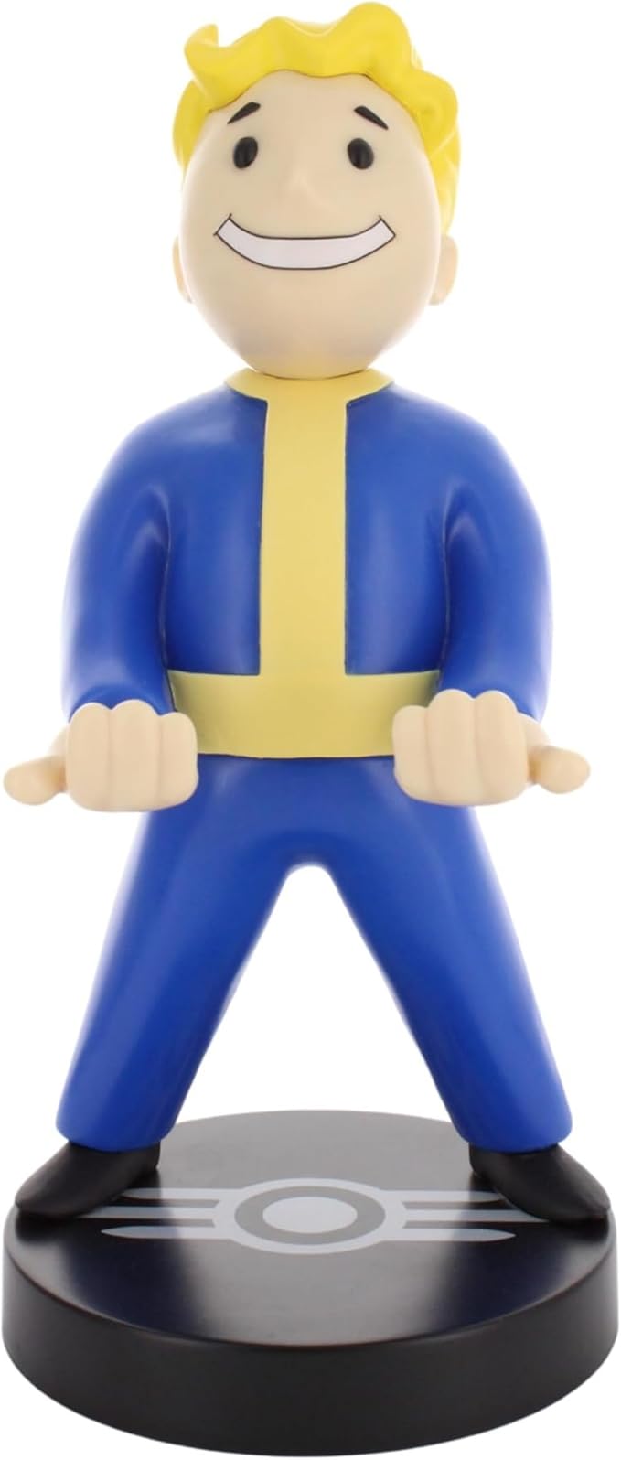 Cableguys Fallout Vault Boy Controller Holder &amp Phone Stand - Gaming Setup Accessories for Desk and Game Room Controller Stand Compatible with Xbox PlayStation &amp Most Standard Game Controlle
