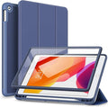 SURITCH Case for iPad 10.2 2021/2020/2019 (9th/8th/7th Generation) Shockproof Protective Smart Cover Case with Stand and Auto Sleep/Wake for iPad 10.2 Inch (Blue)