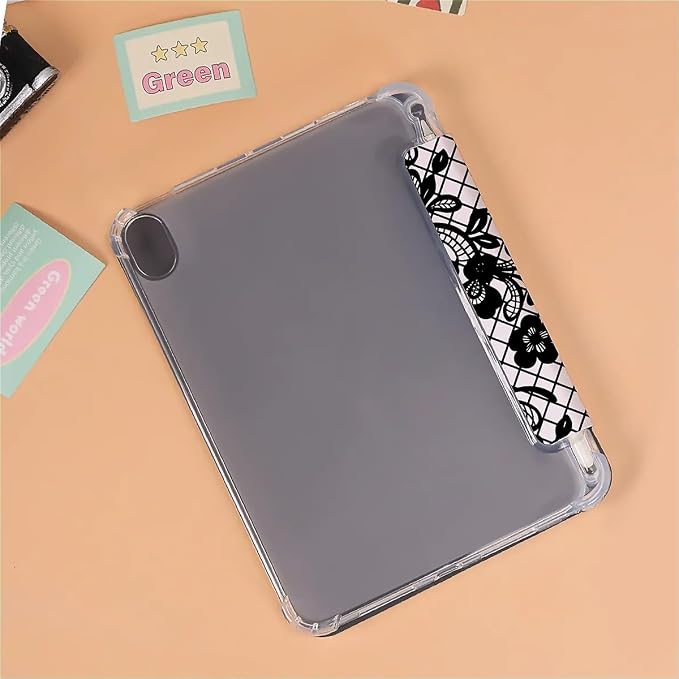 Black lace floral Graphic Aesthetic