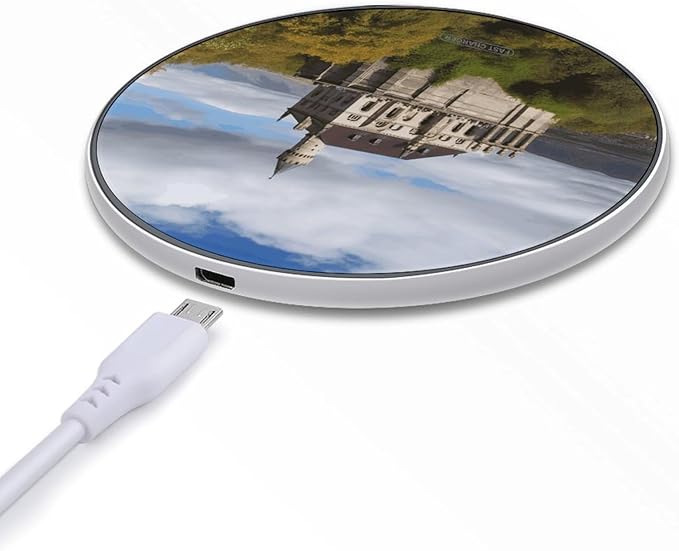Historical Monuments of Armenia Wireless Charger Fast Wireless Charging Pad with USB Cable 10W Anti-Slip Magnetic Wireless Charger Portable Slim Charger Puck Travel Charging Station