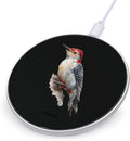 Watercolor Woodpecker Bird Phone Charger Magnetic Charging Pad Anti-Slip with USB Cable