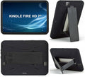 NEM Tablet Case Compatible with Kindle Fire HD 7 inch (2012 Version) [NOT for Fire HDX 7] Heavy Duty Dual-Layer Rugged Armor Protective Cover with Air Cushion Kickstand (Black)