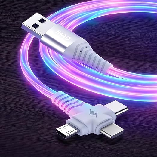 3IN1 Multi Ports LED Colorful