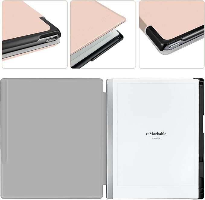 Case for Remarkable 2 Paper Tablet 10.3 2020 ReleasedLightweight and Hard Back Shell Protective Book Folio Cover with Built-in Pen HolderComes with Remarkable 2 Pen Tips.