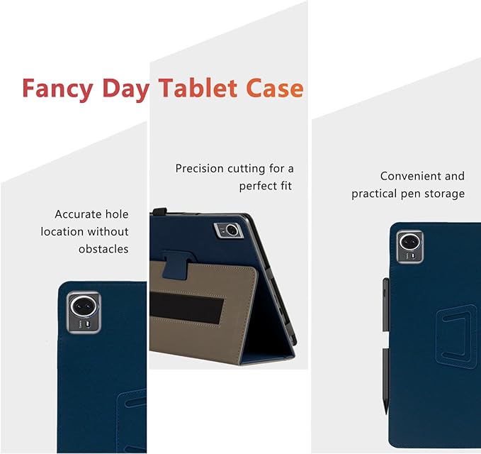 Case Cover for Callsky-Pro ‎Ctab 14 inch KONXISA Tablet Case with Magnetic Adsorption PU Leather Folding Protective Cover with Pen Holder Anti-ScratchShockproof and ProtectionTablet Sleeve Blue
