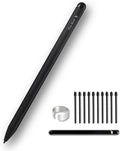 MR05 EMR Stylus for Kindle Scribe/Remarkable 2 with Digital Eraser 4096 Pressure Sensitivity Palm Rejection Digital Pen for EMR Devices/Tablet with 10 Tips-Black