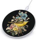 Warbler Bird on Flowers Phone Charger Magnetic Charging Pad Anti-Slip with USB Cable