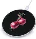 Red Onions Fast Portable Charger 10W Funny Graphic Phone Charging Pad with USB Cable