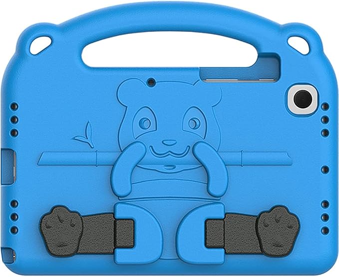 SaharaCase Teddy Bear KidProof Case for Samsung Galaxy Tab A8 10.5 Inch (2021) [Shockproof Bumper] Rugged Child Protection Antislip Integrated Kickstand (Blue)