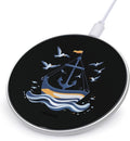 Boatanchors Printed Wireless Charger Anti-Slip Wireless Charging Pad Slim Charger Mat for Men Women