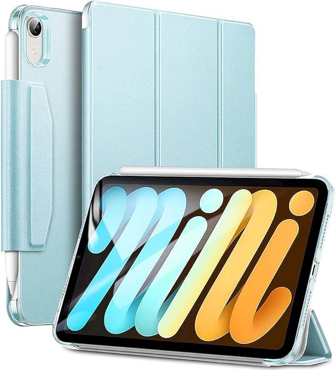 Sahara - ESR Folio Case for iPad mini (A17 Pro) iPad mini (6th Generation 2021) Aqua (TB00043)