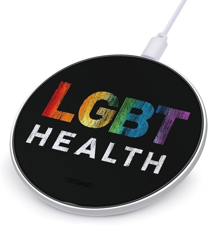 LGBT Health Phone Charger Magnetic Charging Pad Anti-Slip with USB Cable