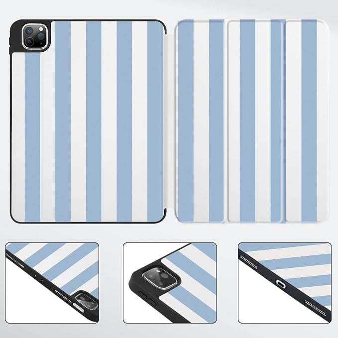 Striped Blue