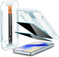 Spigen AluminaCore Tempered Glass Screen Protector [GlasTR EZ FIT - Privacy] designed for Pixel 10 Pro XL | Pixel 9 Pro XL [2 Pack] 9H+ Hardness Aluminum-Enhanced Durability and Impact Resistance