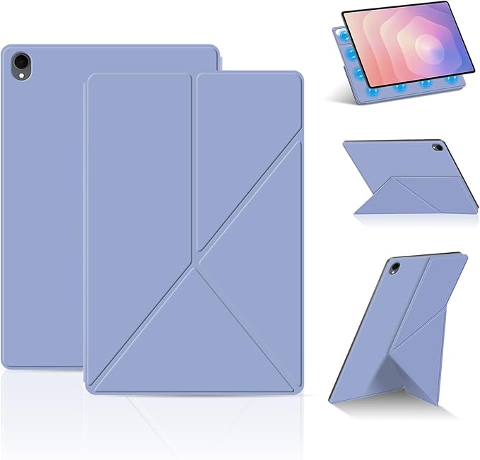 for Samsung Galaxy Tab S11 Case 11 inch Magnetic Attachment | Auto Wake/Sleep | Multi-Viewing Angles | Slim Light Shell Cover | Compatible with Samsung Galaxy Tab S11 | Purple