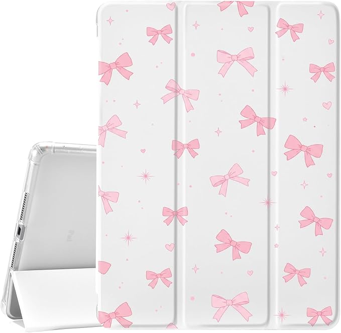 White-Pink Bow