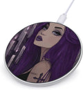 Goth Purple Fast Portable Charger 10W Funny Graphic Phone Charging Pad with USB Cable