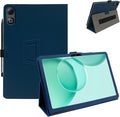 Case for DOOGEE Tab G6 Max 13.4-Inch TabletShockproof PU Leather Cover with Hand Strap Two-Fold StandCompatible with Tab G6 Max 13.4 Android Tablet (Dark Blue)