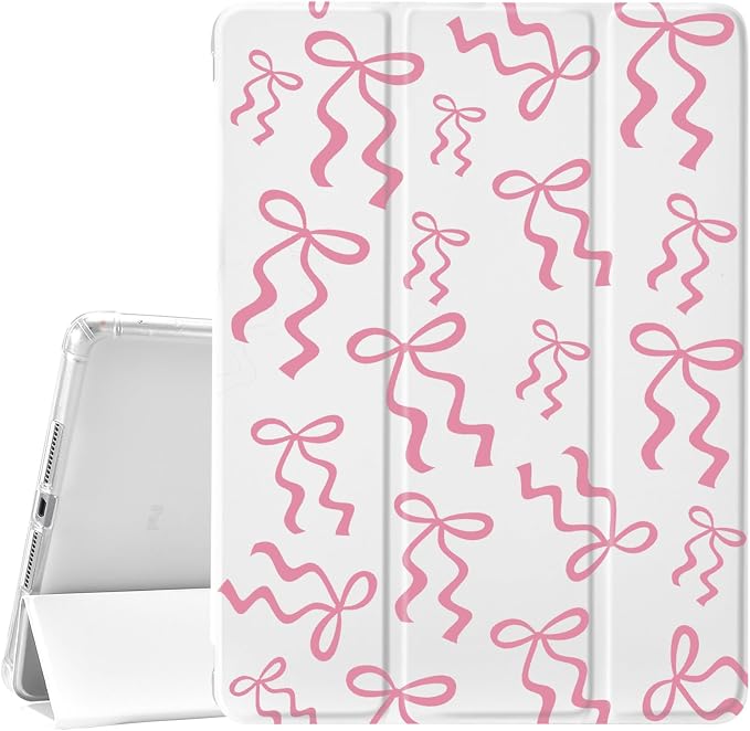 W-Curved Pink Bow