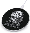 Grunge No Pain No Gain Camouflage Phone Charger Magnetic Charging Pad Anti-Slip with USB Cable