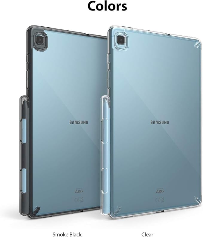 Ringke Fusion Case [Built-in Pen Holder] Compatible with Samsung Galaxy Tab S6 Lite Case 10.4 Inch 2024/2022 / 2020 Transparent Hard Back Shockproof Cover - Clear