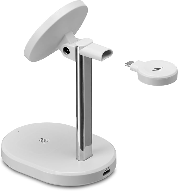 iLive Electronics 3-in-1 Wireless Charging Stand IACQ295W