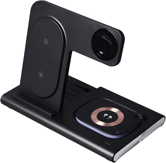 ciciglow Wireless Charging Station 25W Quick 3 in 1 Charger Station for Home Office Decor Plastic Material (#1)