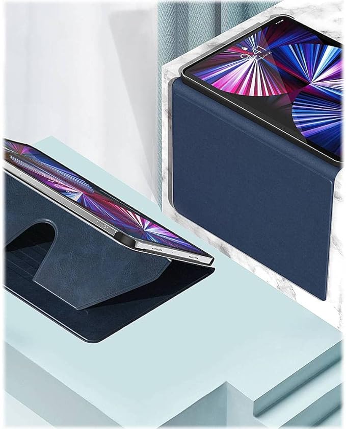Sahara - Indy Series Folio Case for iPad Pro 11 (2nd 3rd and 4th Gen 2020-2022) iPad Air 11 (M2 2024/M3 2025) Navy (TB00007)