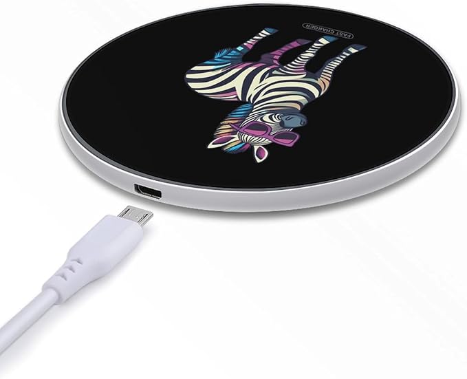 Cool-Glasses Zebraes Wireless Charger Anti-Slip Wireless Charging Pad Slim Charger Mat for Men Women