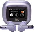 JBL Live Beam 3 - True wireless noise-cancelling stick-closed earbuds 48Hrs total playback Wireless Charging 6 Mics for perfect calls Multi-point connection IP55 waterproof and dustproof (Purple)